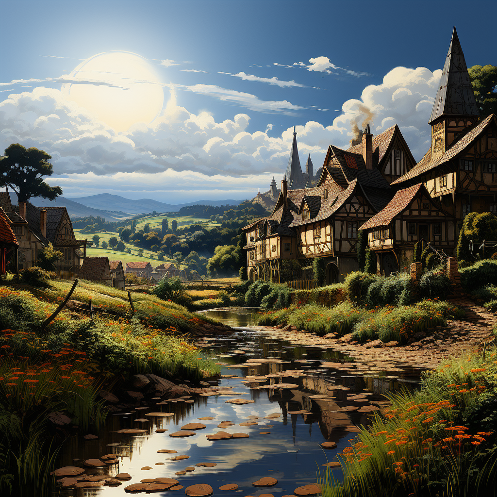 Anime Village by SilentEmotionn on DeviantArt