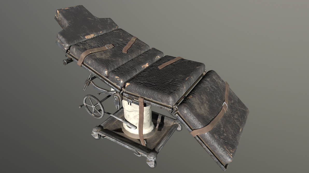 Vintage Operating Table by EmmaleeSeguin3D on DeviantArt