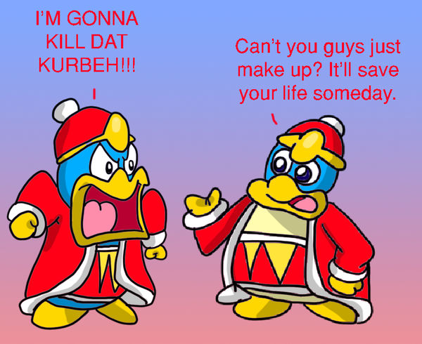 Anime Dedede vs. Game Dedede by SwagKirbyArt on DeviantArt