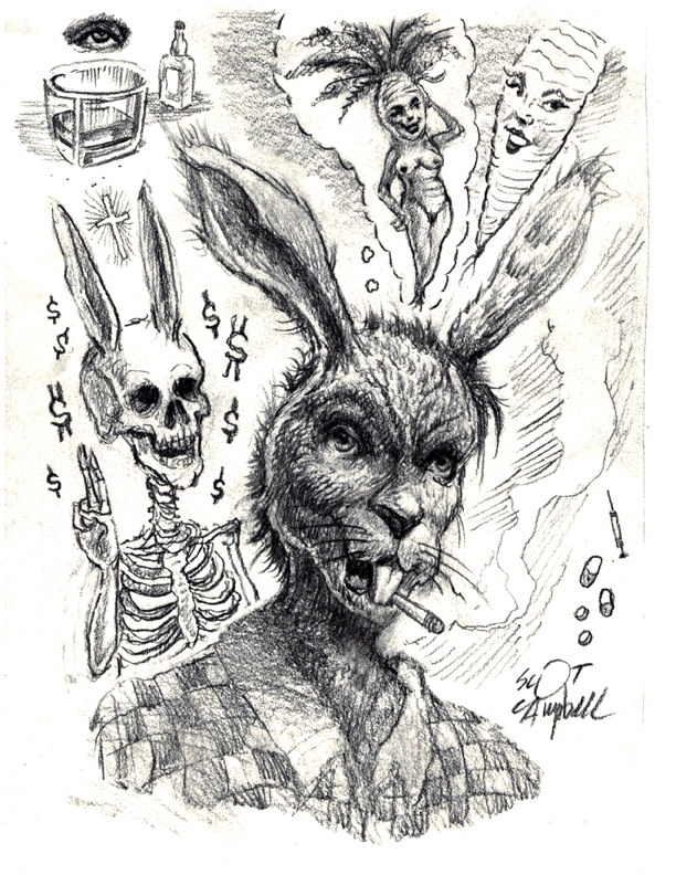 BAD HABIT RABBIT by ScotDouglasCampbell on DeviantArt