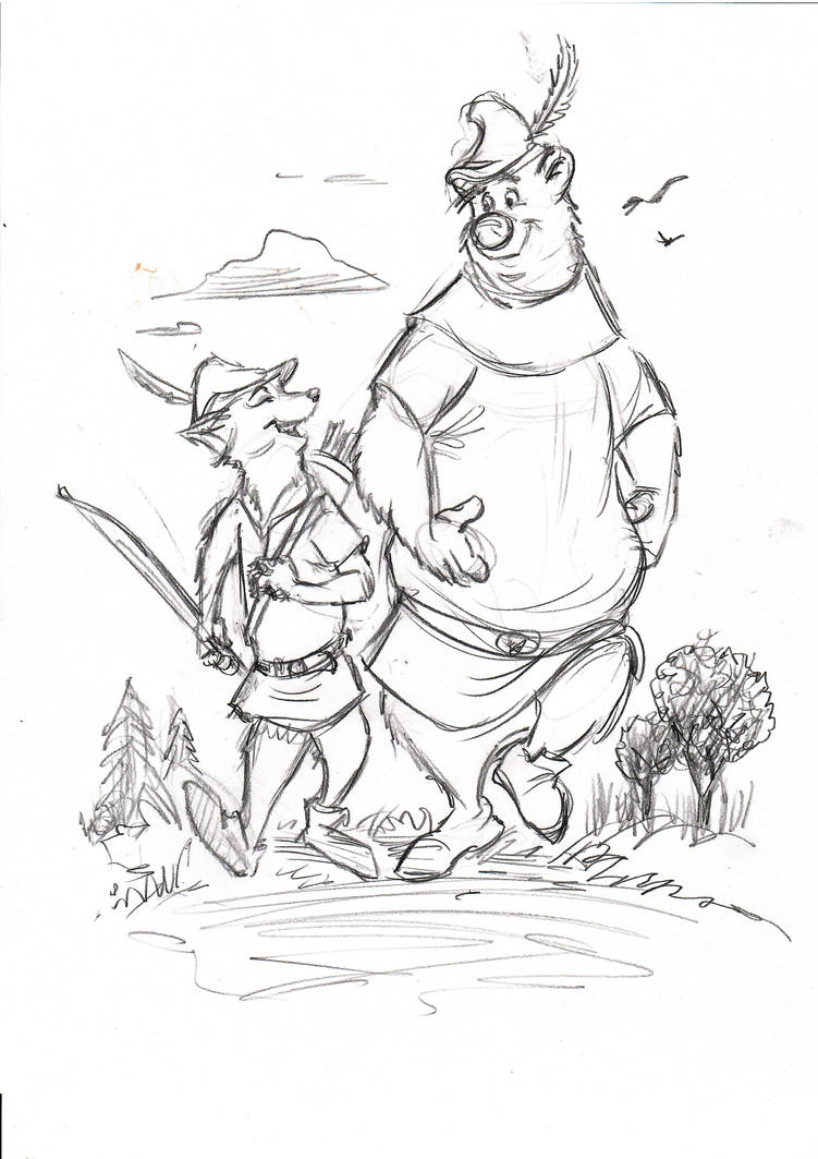 Disney - Robin Hood Little John by ScotDouglasCampbell on DeviantArt