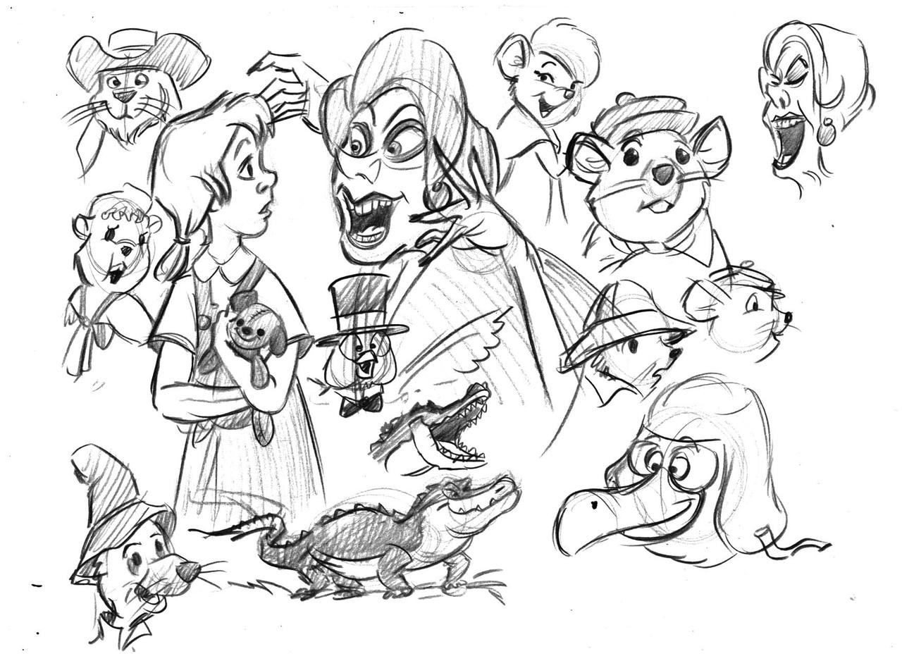 Rescuers Sketch by ScotDouglasCampbell on DeviantArt