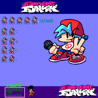 Bf Base BoyFriend Sprite Sheet by GogiverYT on DeviantArt