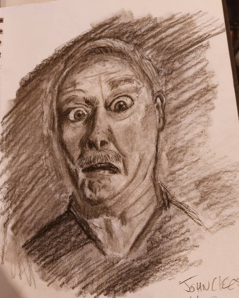 John Cleese (old drawing 2019) by MrBanksArt on DeviantArt