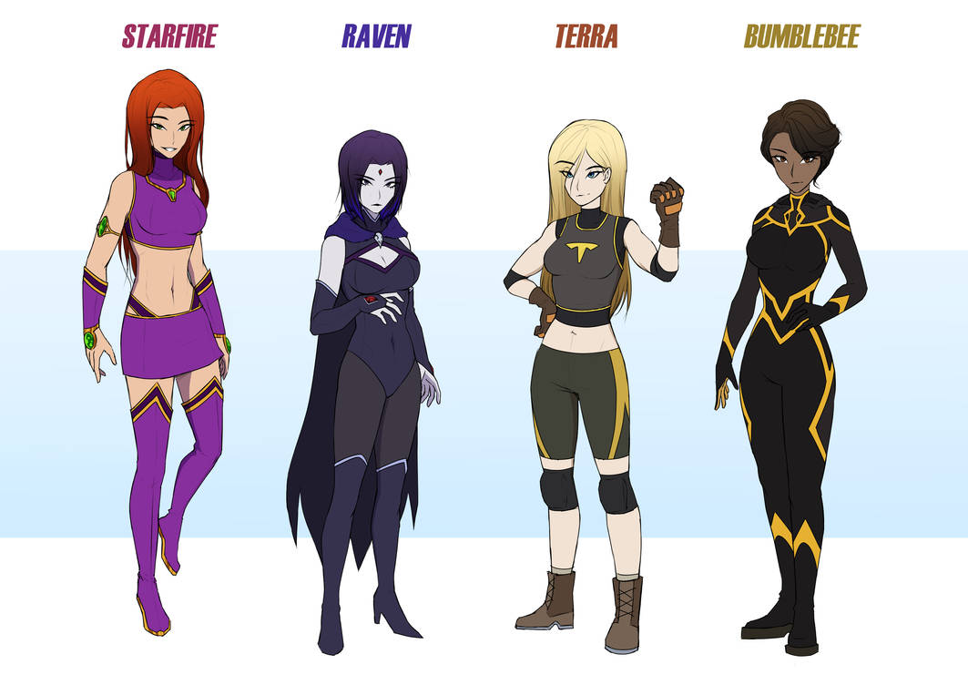 DC Girls by NexusLights on DeviantArt