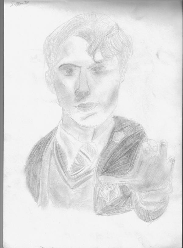 Tom Riddler Drawing Tom Riddle again by tombraiderfan1 on DeviantArt