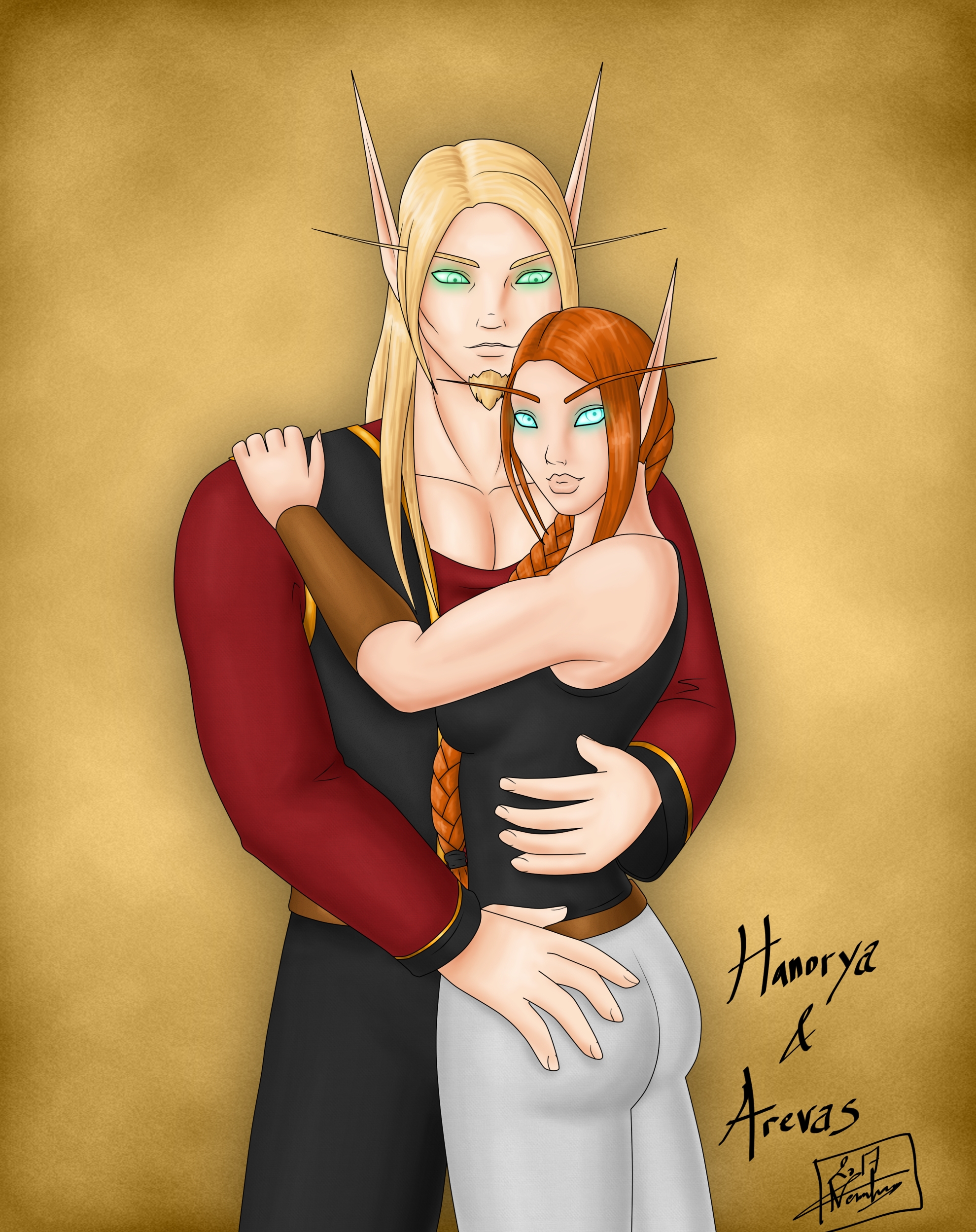 Request : Arevas and Hanorya