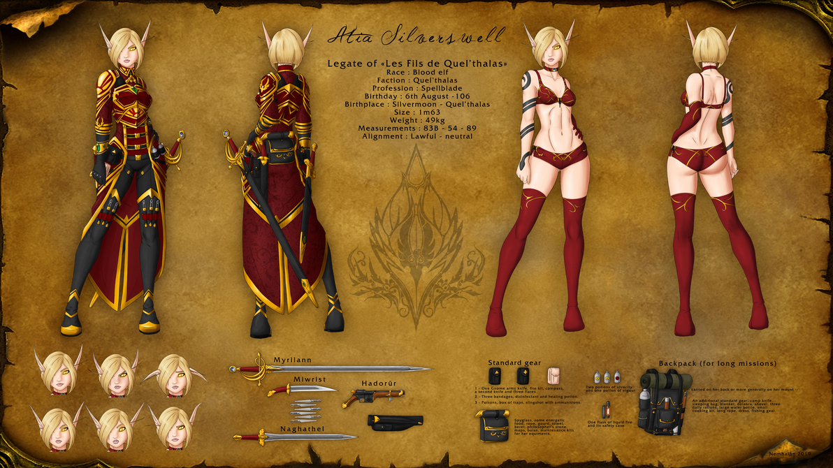 Blood elf : Atia Ref