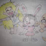 3 Little Cartoon Girls Supermarcy!