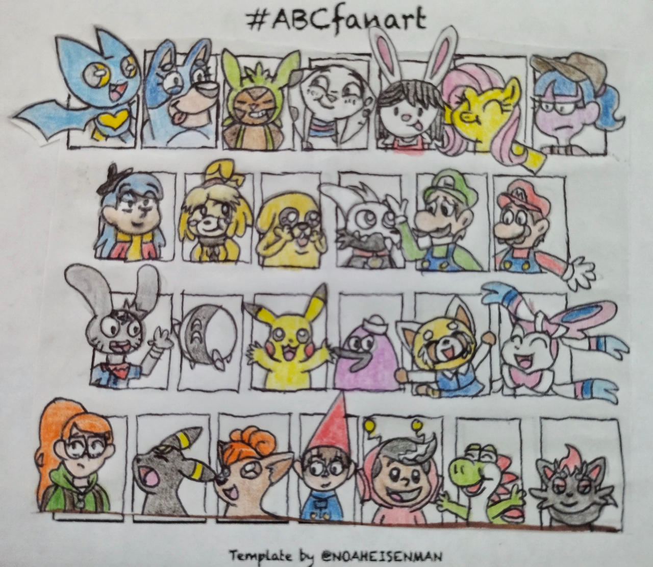 ABC Fanart challenge by mysticlip2000 on DeviantArt