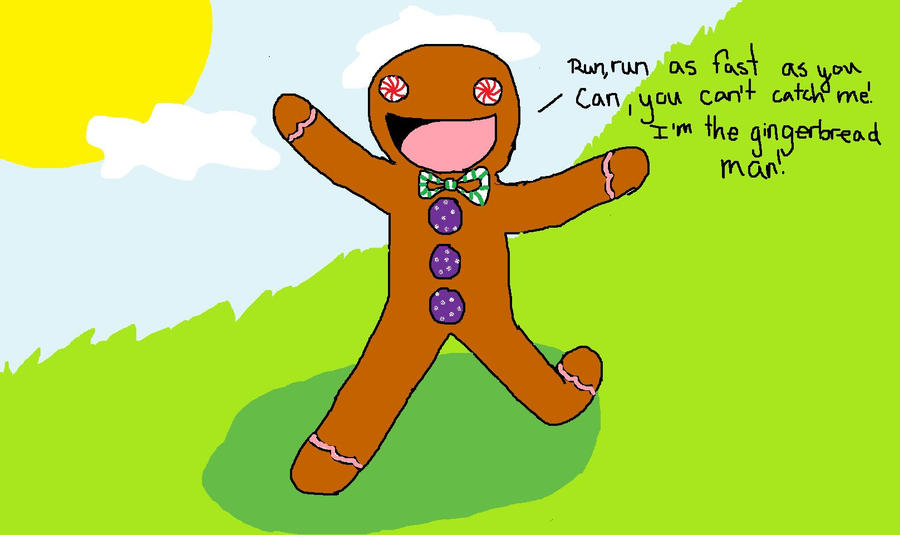 gingerbread man by FlashFireWolf on DeviantArt