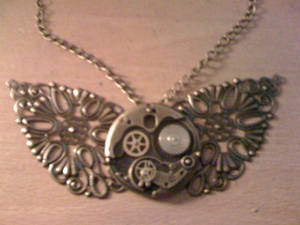 Steampunk Winged Necklace