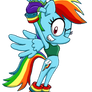 Sonitized Rainbow Dash