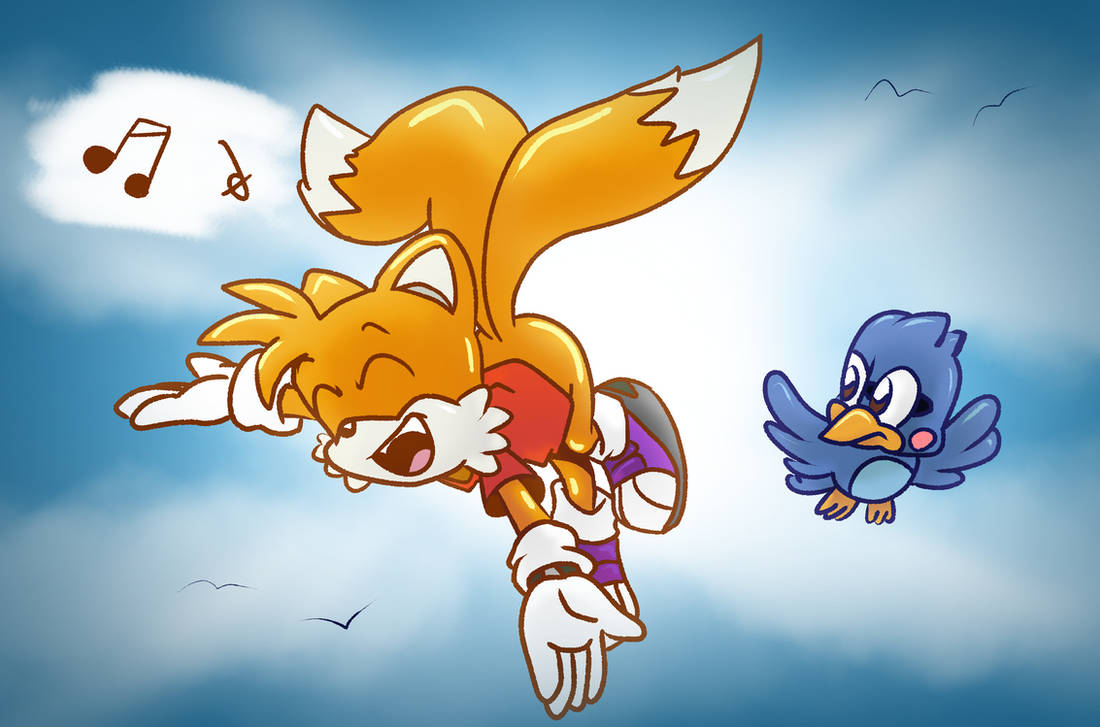 Super Tails - Fly With Me by GlitterHusky -- Fur Affinity [dot] net