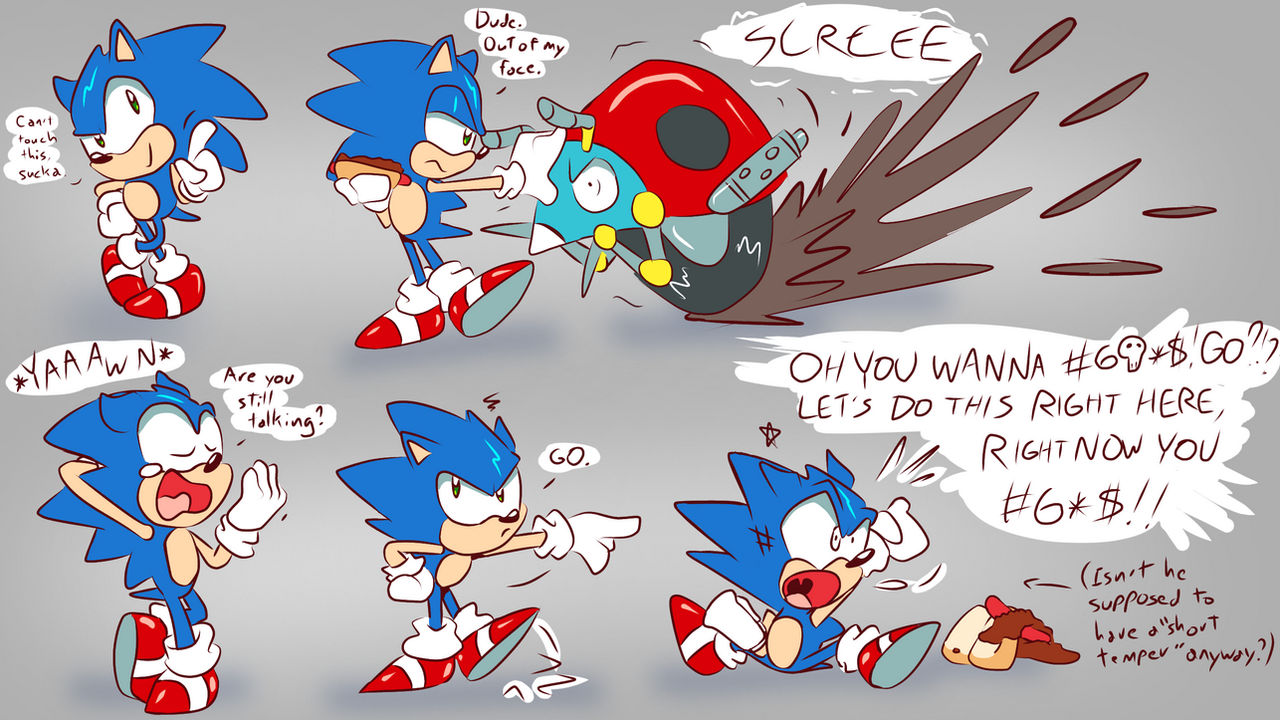 Why can't classic Sonic speak?