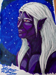 Drizzt final by PurplePastelChalk