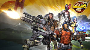 Borderlands 2 Wallpaper - Four Heroes