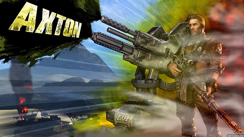 Borderlands 2 Wallpaper - Axton the Commando