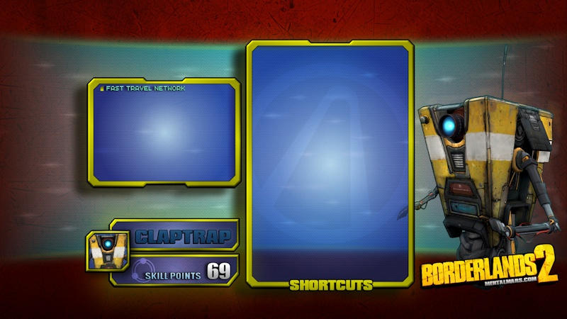 Borderlands2 Wallpaper - Interface V3 CL4P-TP by mentalmars on DeviantArt
