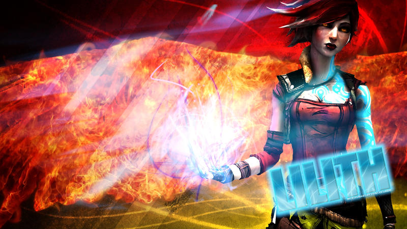 Borderlands2 - Lilith wallpaper - the firehawk