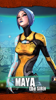 Borderlands2 Iphone Skin - Maya - by MentalMars