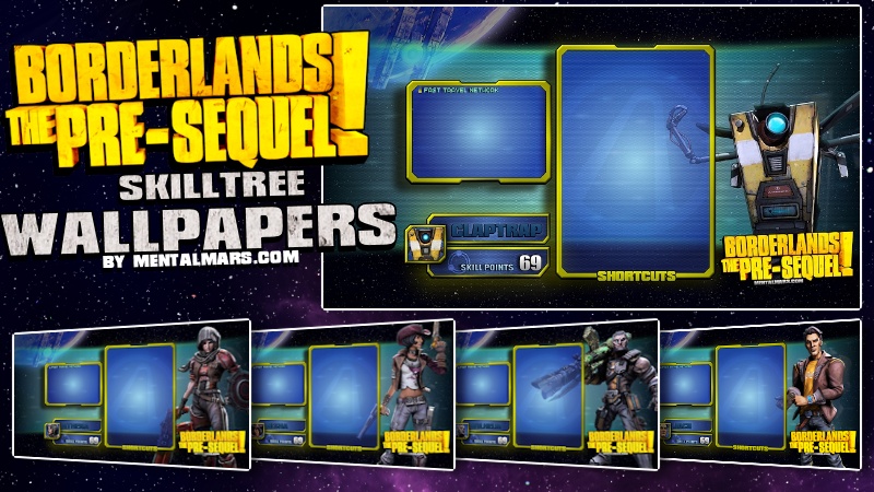 Borderlands the Pre-Sequel Skill Tree Wallpapers