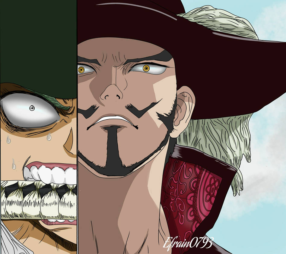 Zoro vs mihawk by efrain0793 on DeviantArt