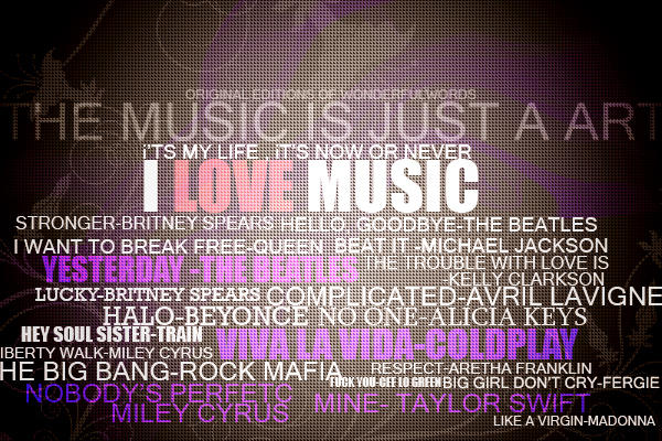 I LOVE MUSIC.