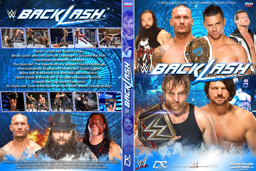 WWE BackLash 2016 DVD Cover by Dinesh-Musiclover on DeviantArt