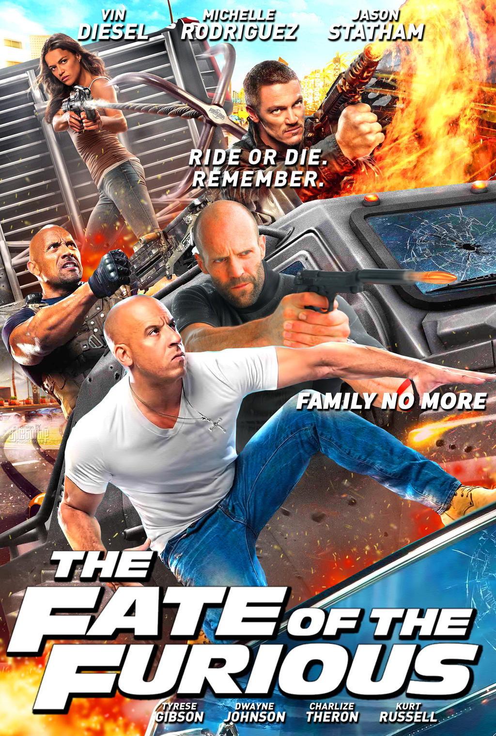 The Fate Of The Furious In Hindi Download The Fate of the Furious (2017) Poster V3 by Dinesh-Musiclover on DeviantArt