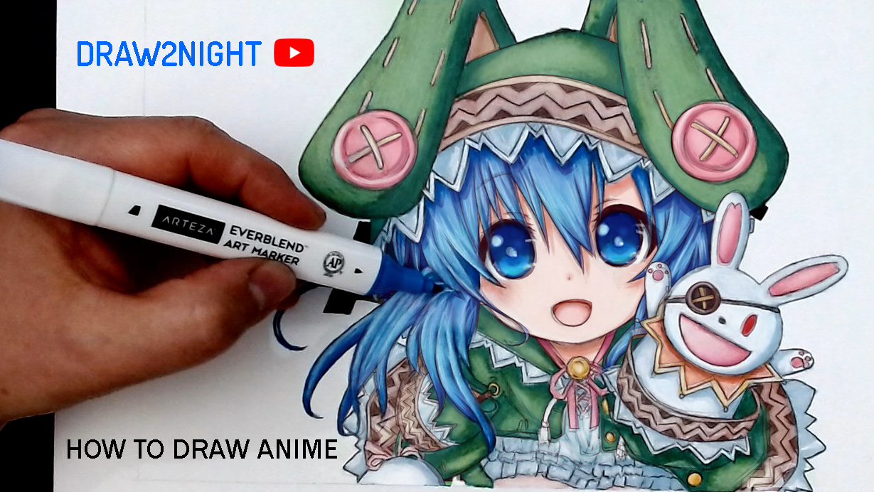Yoshino Yoshinon Anime Drawing Tutorial YouTube by draw2night on DeviantArt