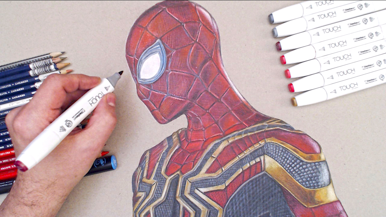 Spider - Man PS4 drawing tutorial easy by draw2night on DeviantArt
