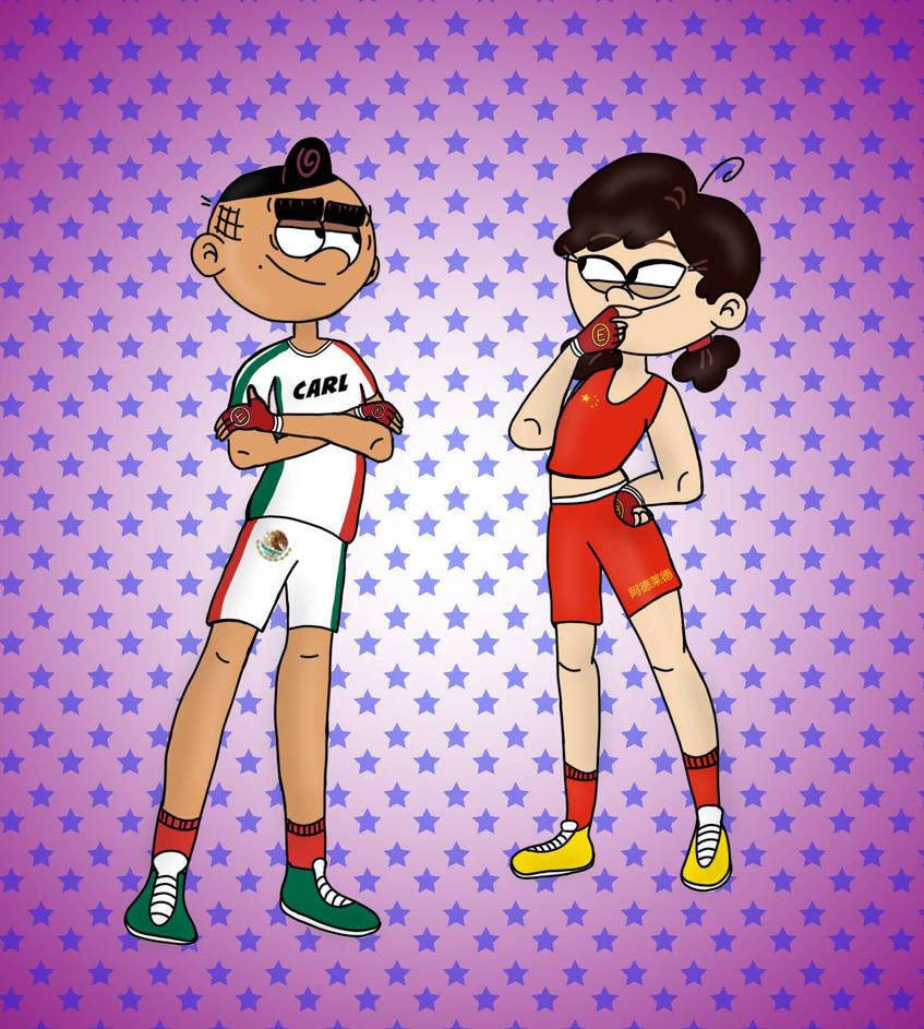 Carl (Carlino) Casagrande and Adelaide Chang by LeonyllaS1 on DeviantArt