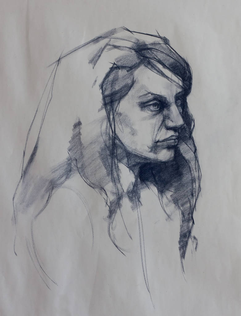 girl portrait by asciipig on DeviantArt