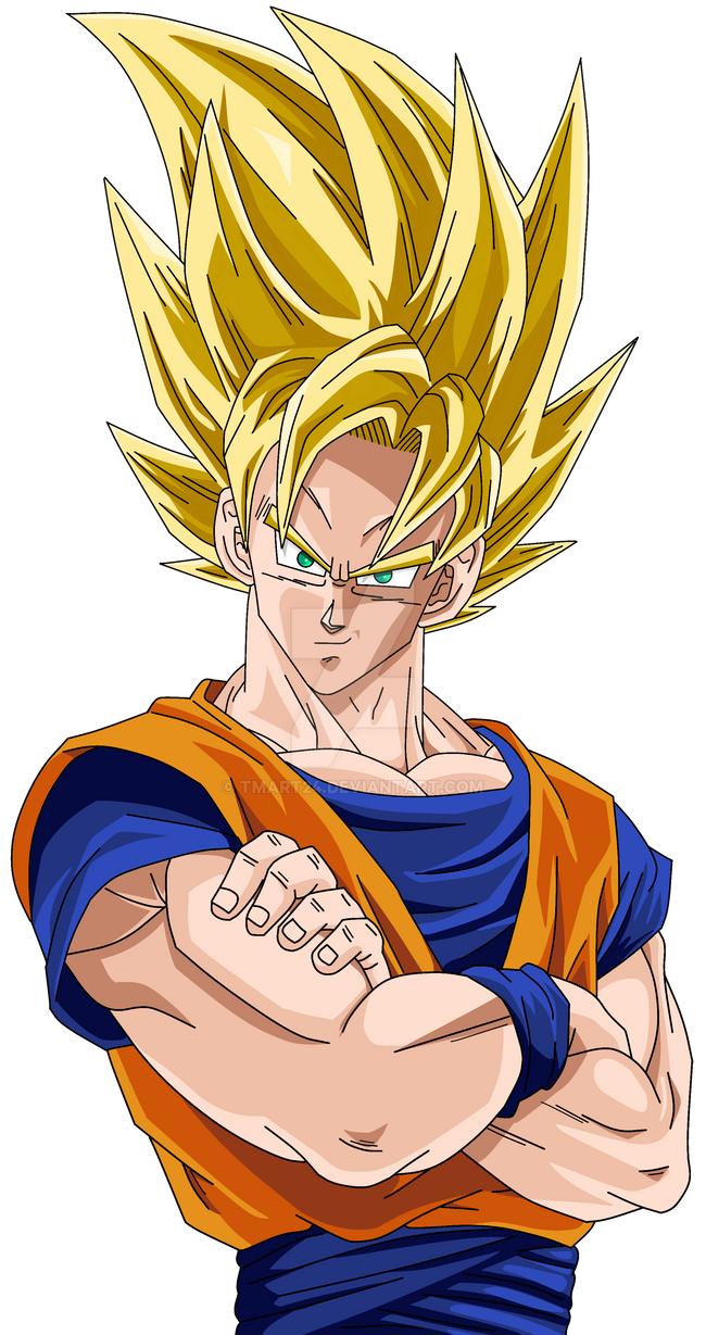 Goku Super Sayajin 1 by TracoDigital on DeviantArt