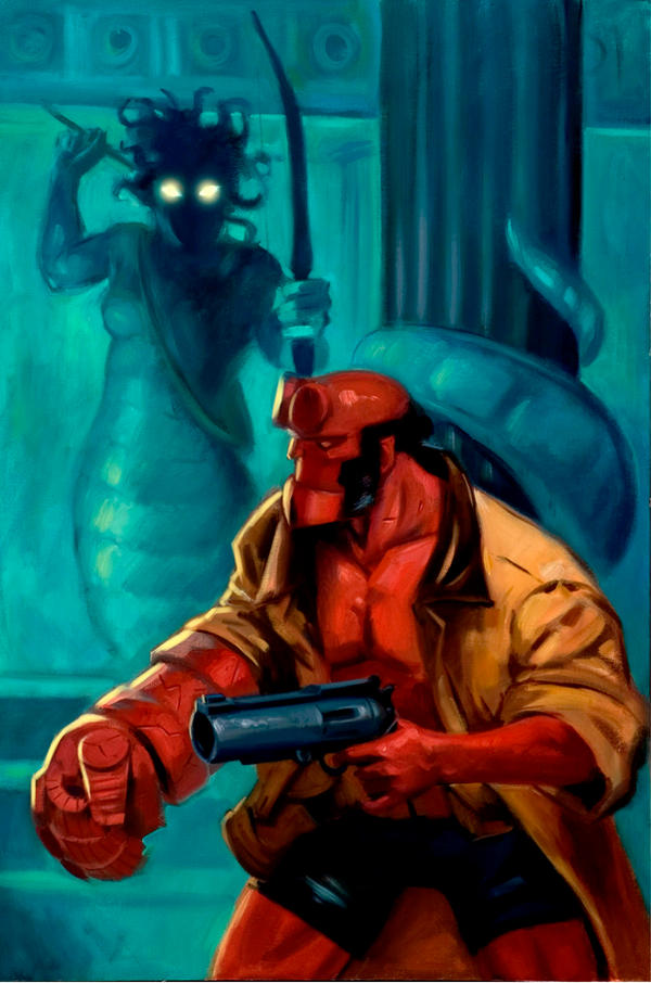 Hellboy vs Medusa