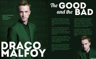 Wizarding Weekly Spread: Draco Malfoy