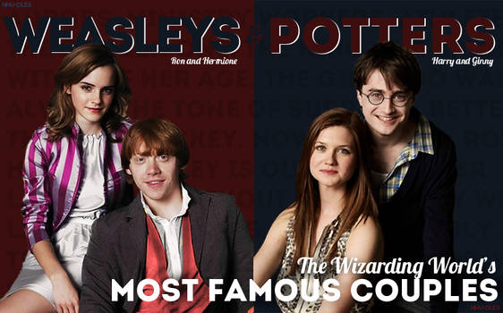 Wizarding Weekly Spread: The Weasleys and Potters