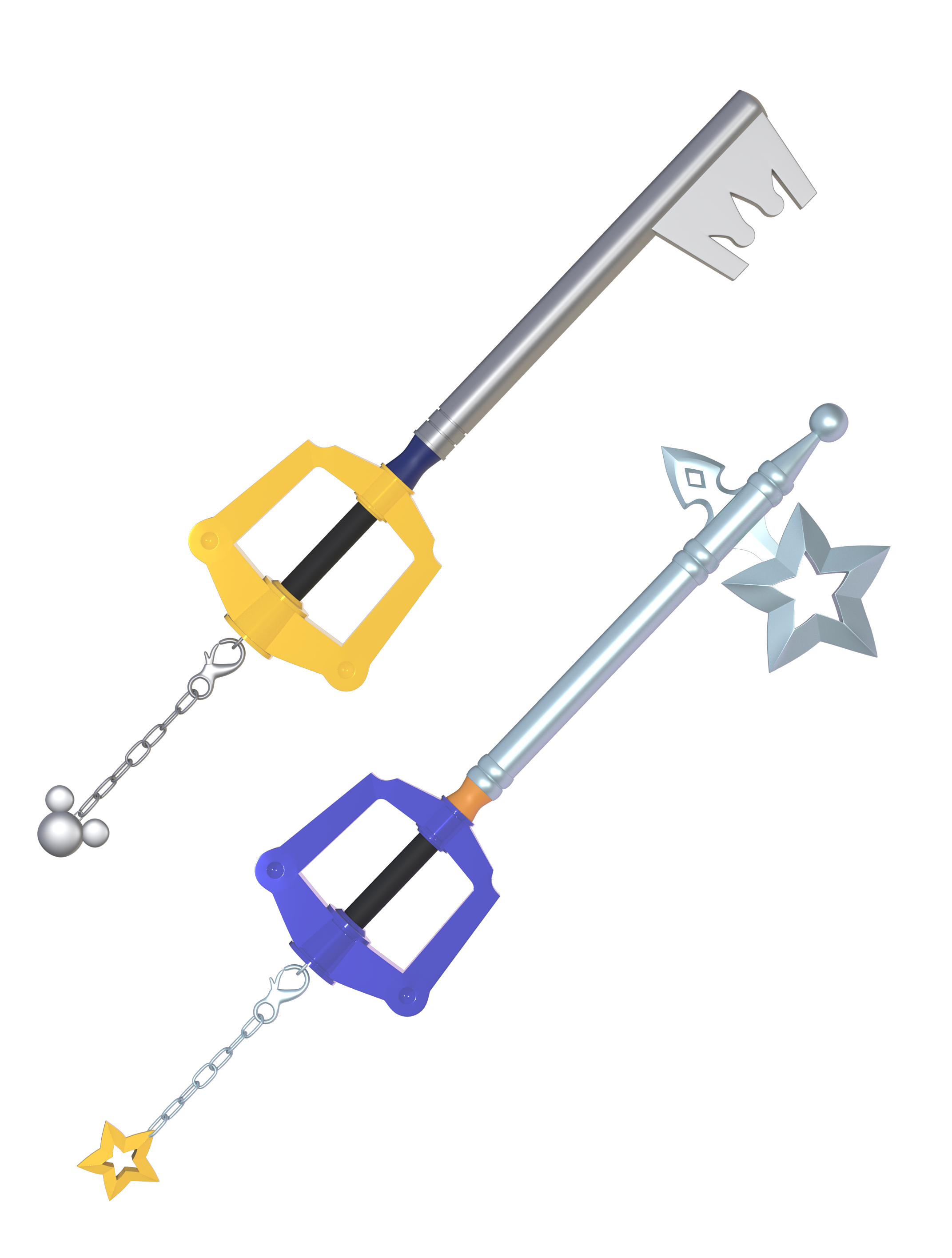 3D modeling - Keyblades by Enaecodia on DeviantArt