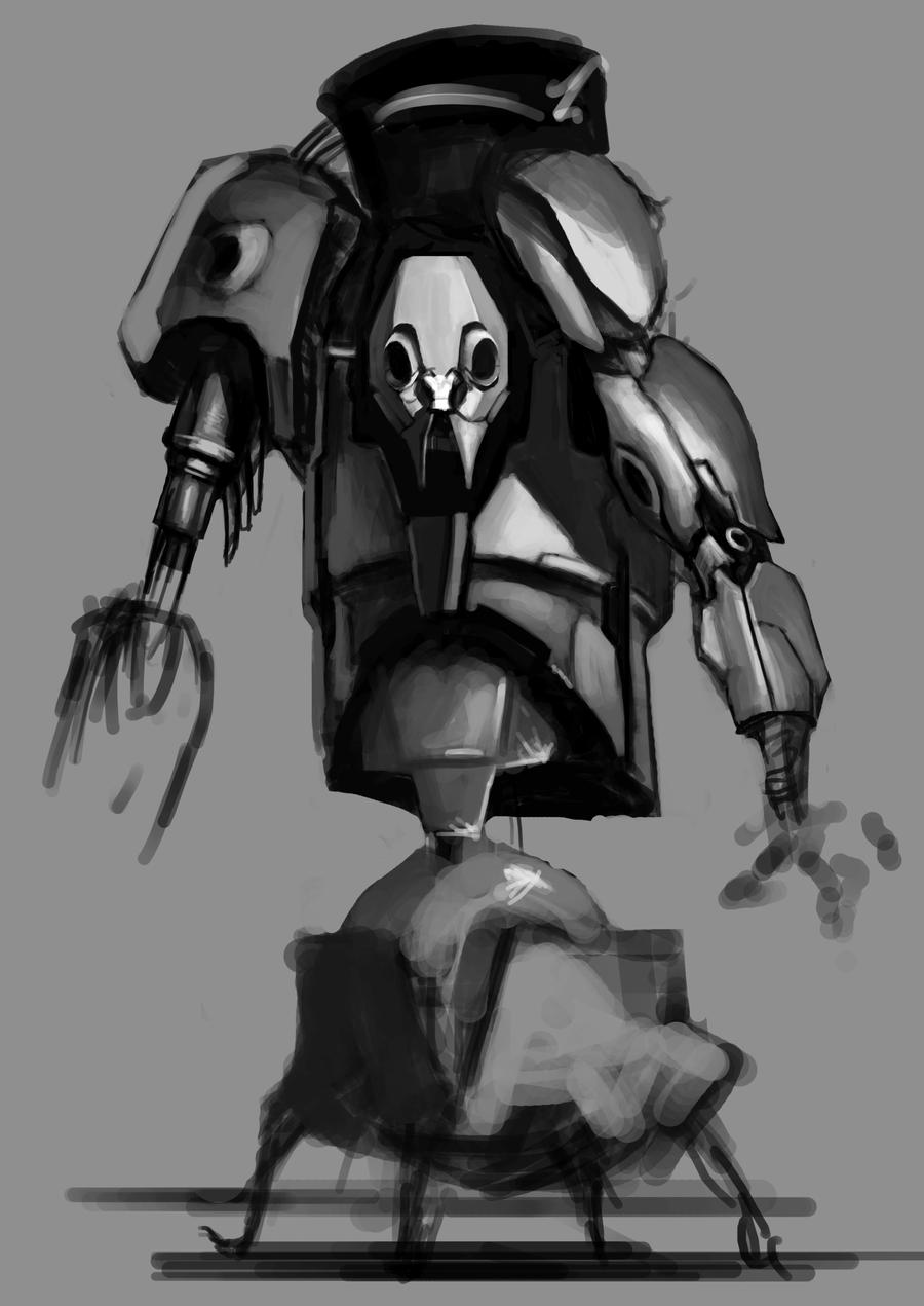 Dumb Robot by haohaohayashi on DeviantArt