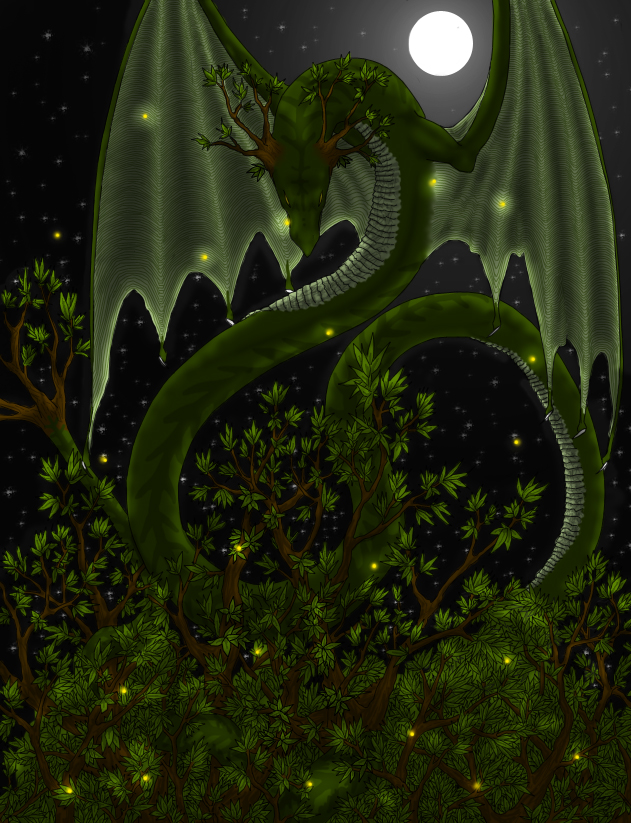 Tree Dragon CG