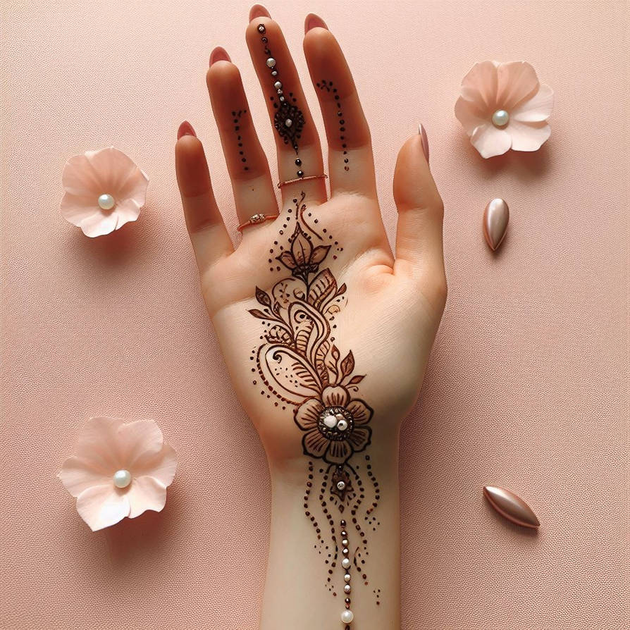 Hand Mhandi Side Design Front-hand-one-side-mehndi-design-020-1024x1024 by MehndiDesign-World ...