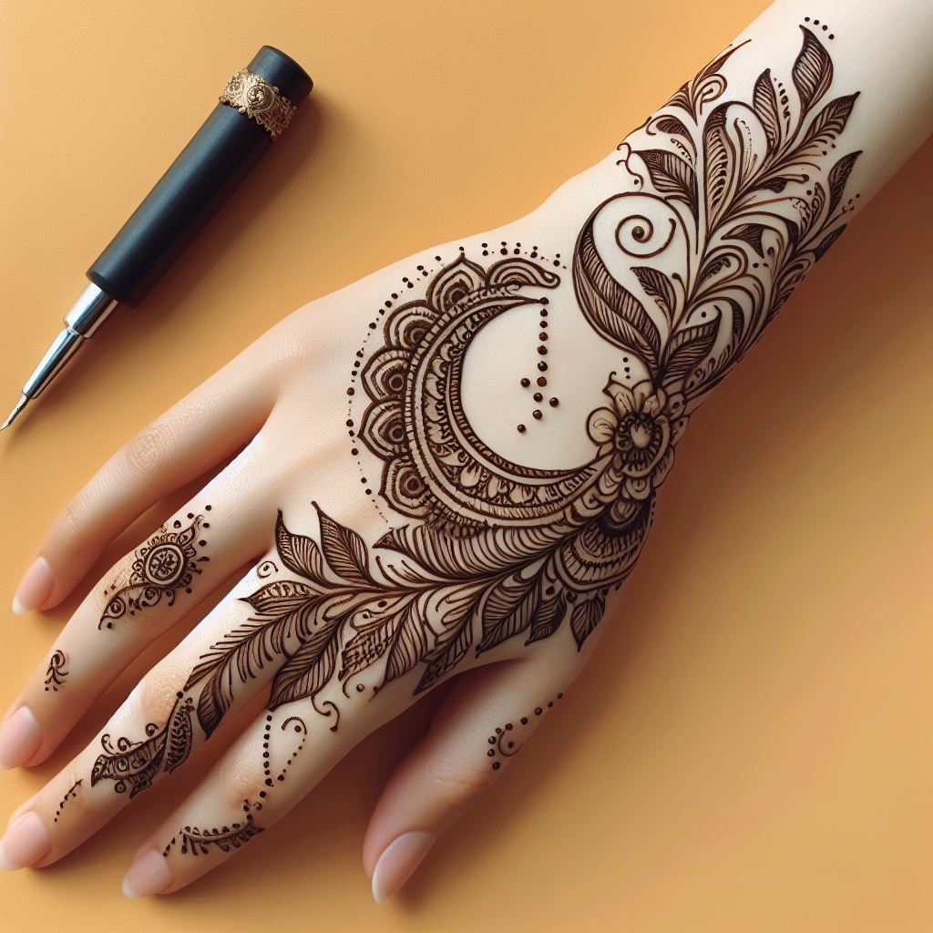 mehandi ka design simple