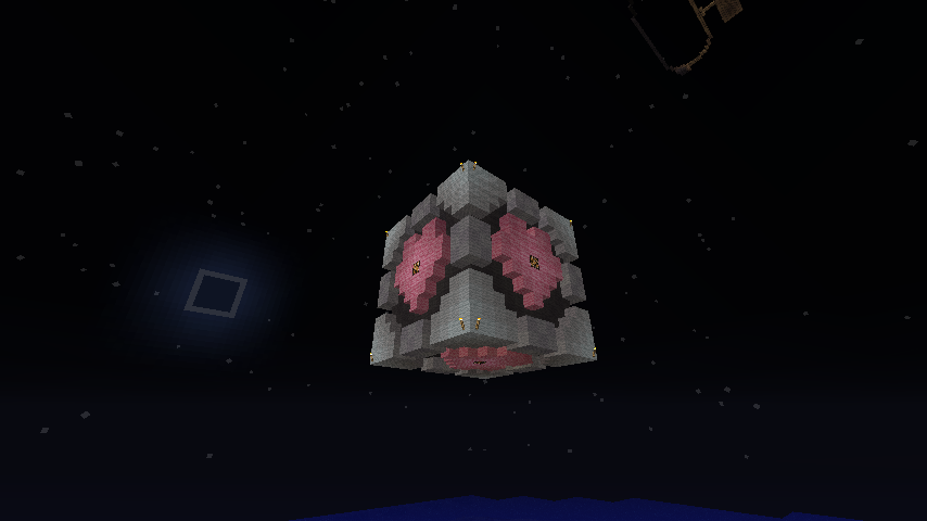 second shot companion cube minecraft