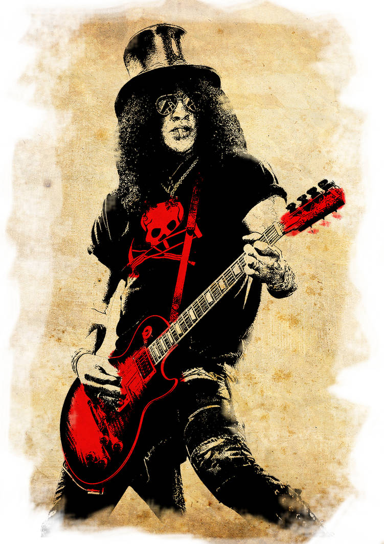 Постер музыкант. Slash гитарист Art. Guns n Roses Slash Slash арты. Guns n Roses басист. Рок гитарист слэш.