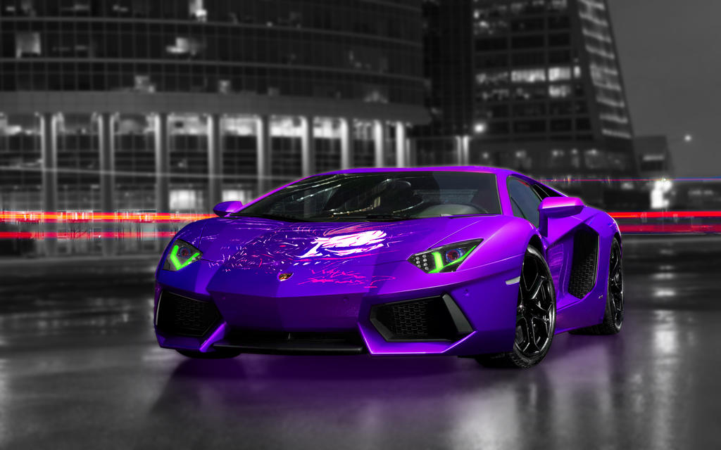 Purple Lamborghini by annonym404 on DeviantArt