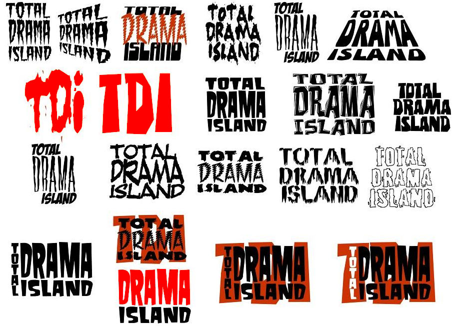 Early Total Drama Island Logos by MrSean64 on DeviantArt