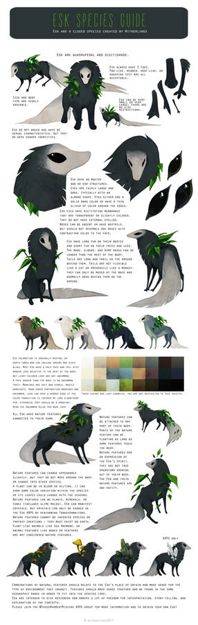 Esk Species Guide