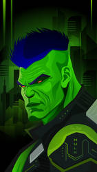 Hulk CyberPunk Vector