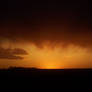 Dark Rainy Sunset